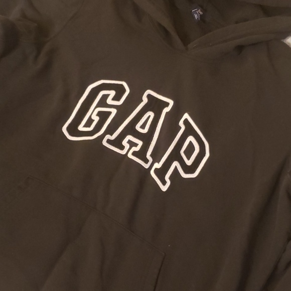 3/$20 Gap Black Logo Hoodie Size XL - Picture 2 of 3